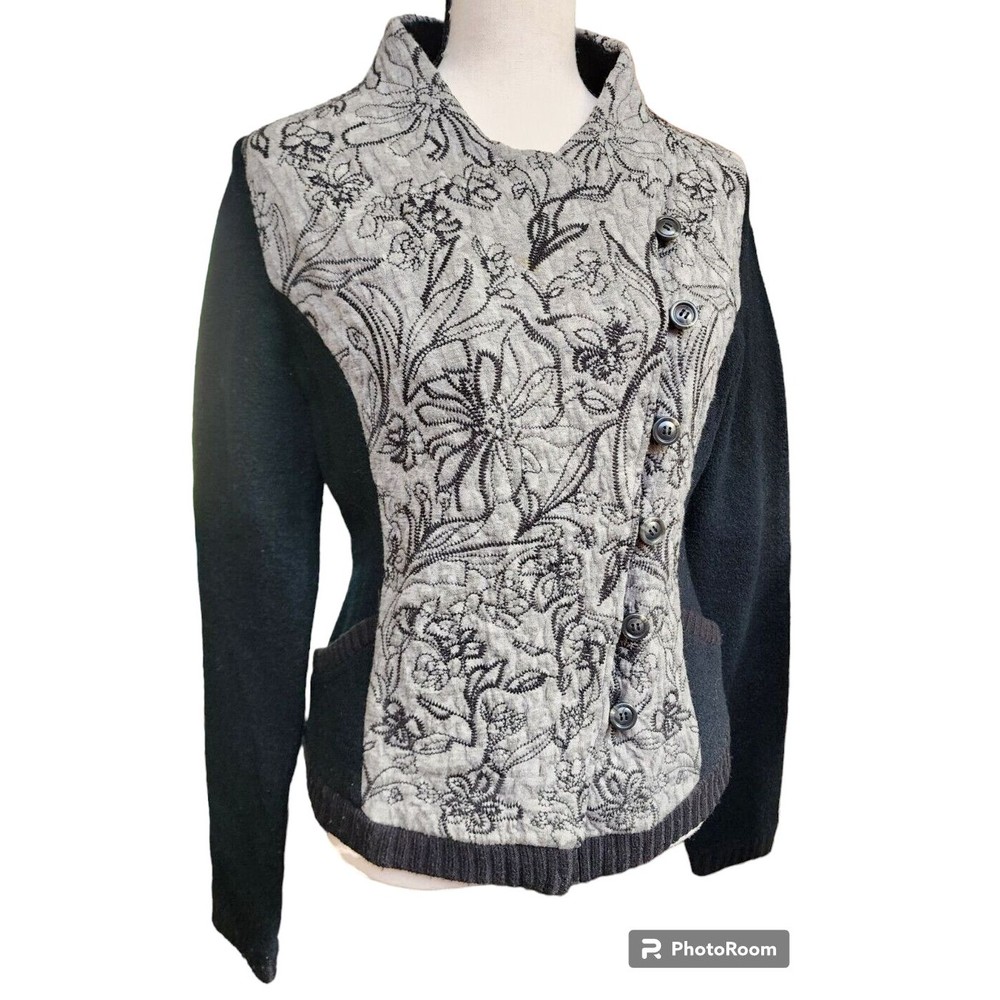 Anthropologie Knitted and Knotted Embroidered Top Size Small Boho